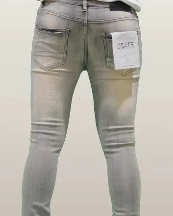 Bleached Super Stretch Slim Jeans