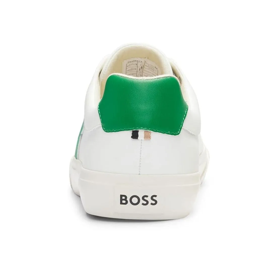 HUGO BOSS Aiden Tenn Sneakers Men 50499672-WHTGRN